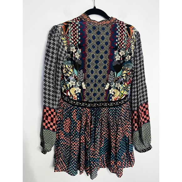 Anthropologie Bhanuni by Jyoti Onyx Top Size Medium - Picture 4 of 4